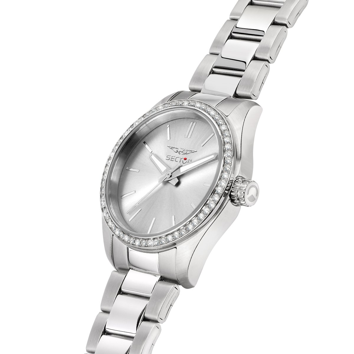 Montre 270 argent, sunray, SECTOR