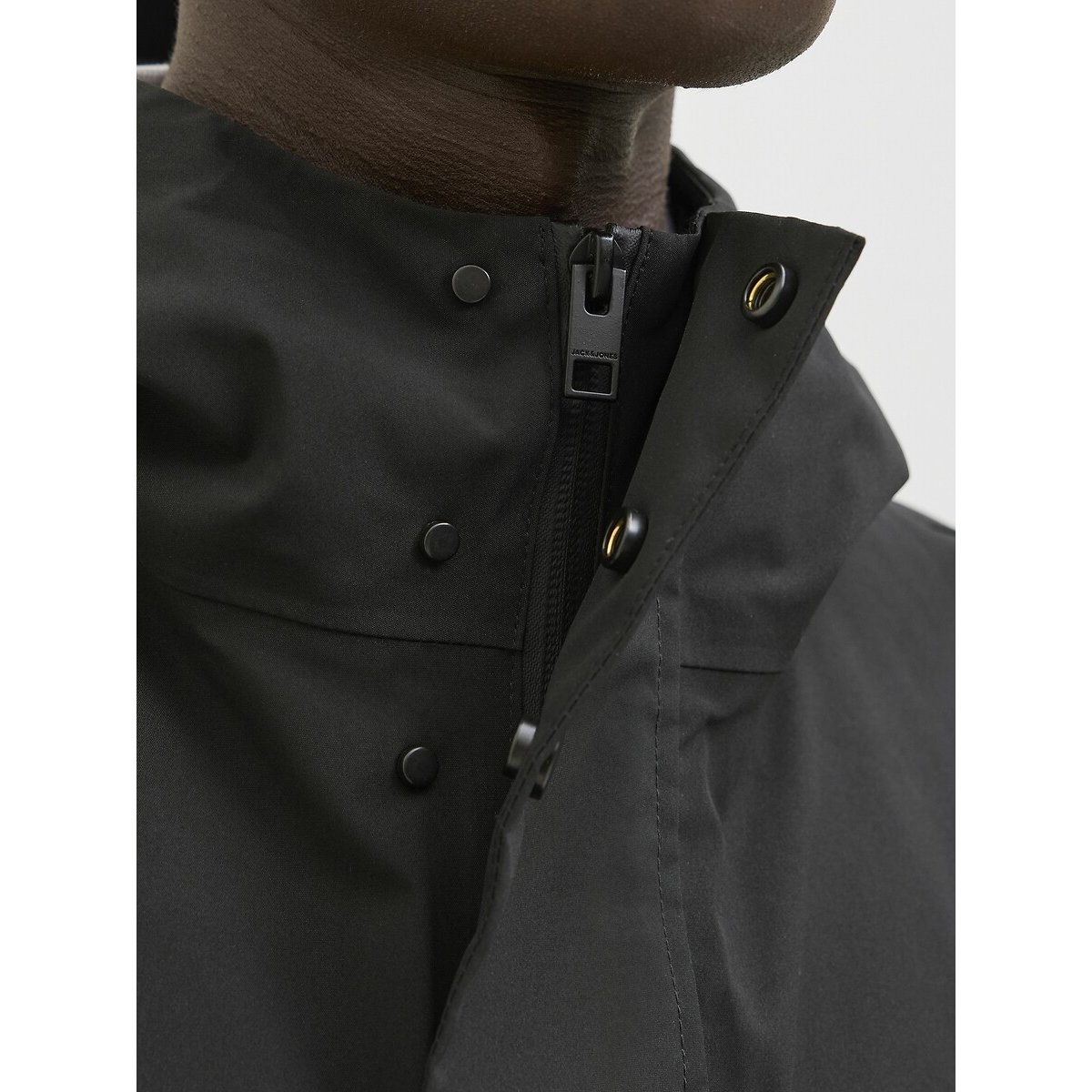 Parka à capuche noir, JACK & JONES