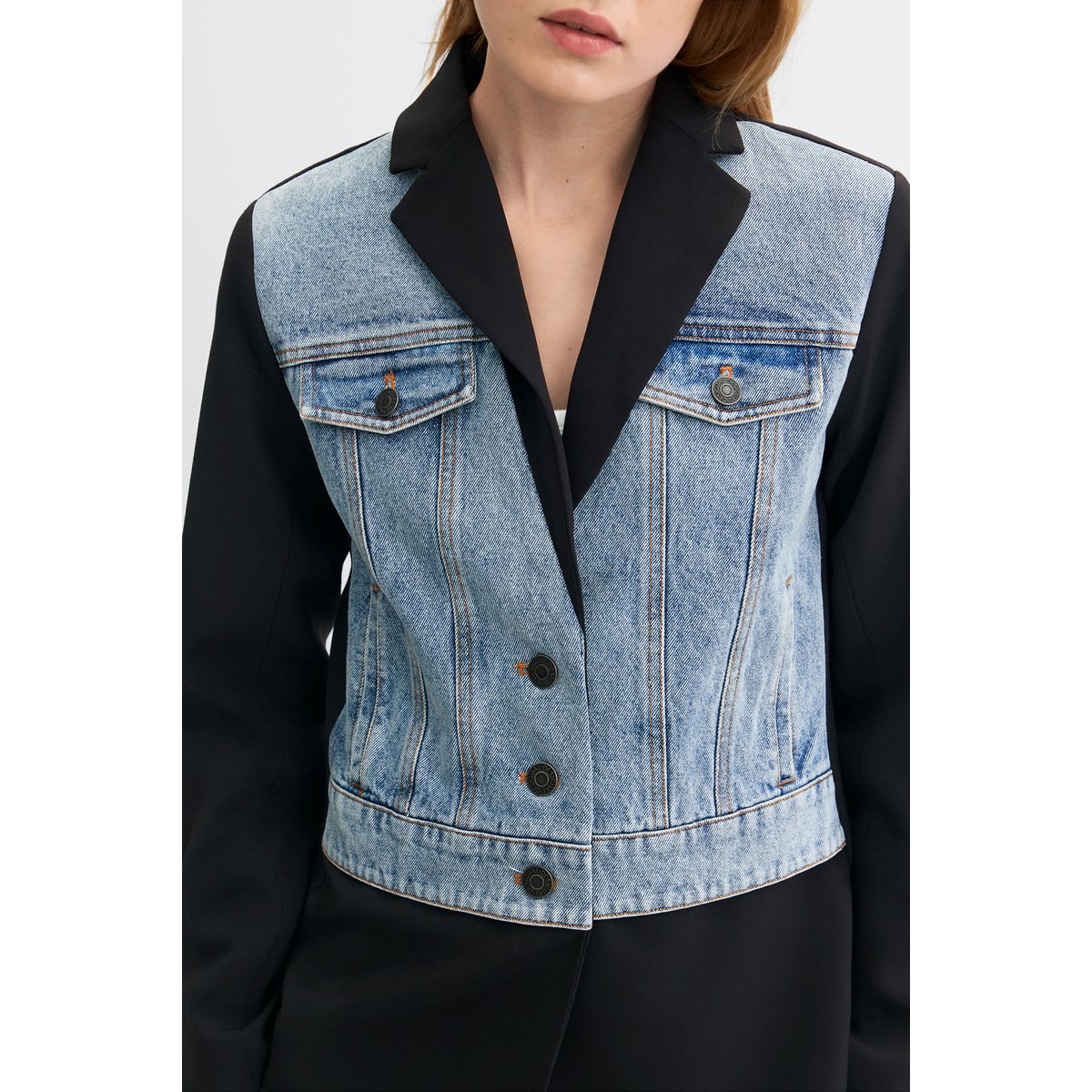 Veste combinée noir, DESIGUAL