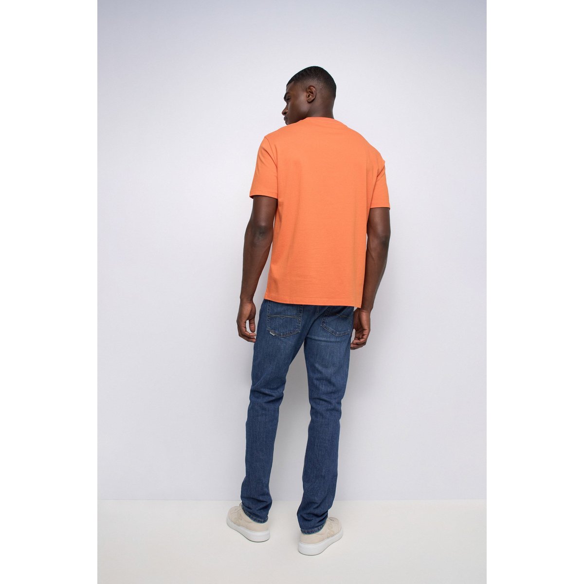 T-SHIRT AVEC BRANDING orange, SALSA JEANS