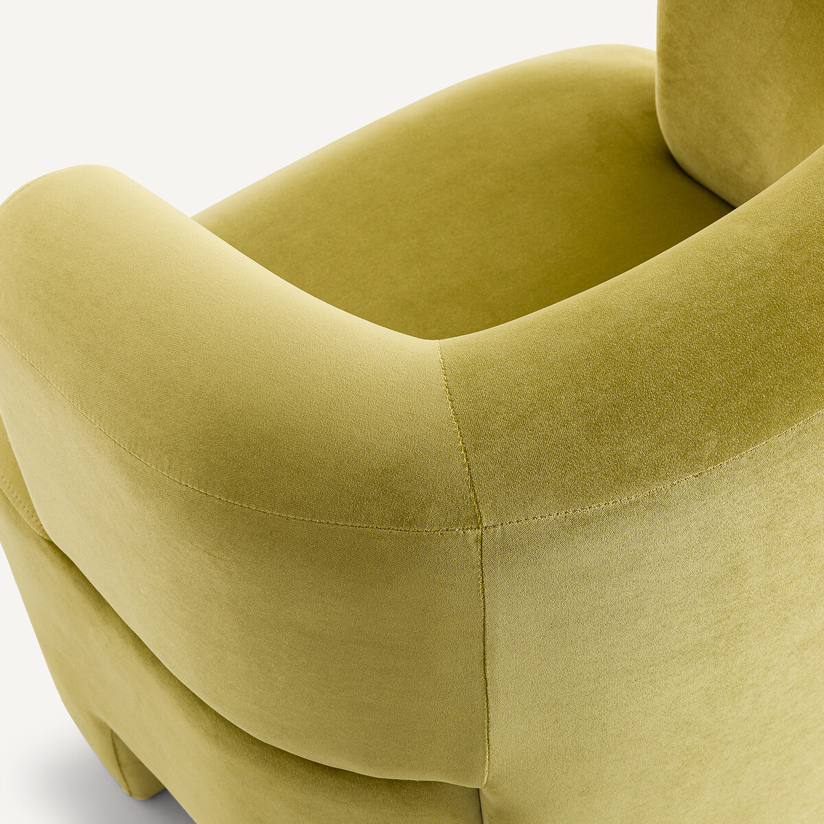 Fauteuil in fluweel, klein model, Darrel linde, AM.PM