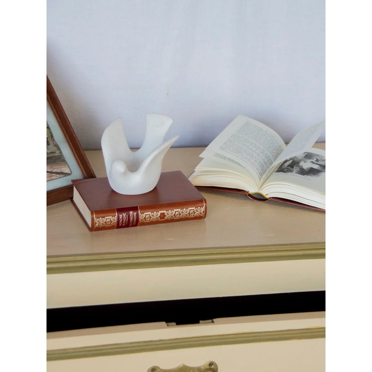 Commode en bois Garance N°533 - Bon état crème, DEBONGOUT