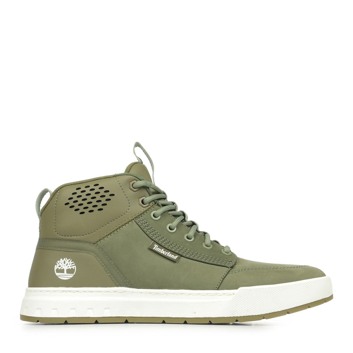 Baskets Maple Grove Mid Lace Sneaker dark green nubuck, TIMBERLAND