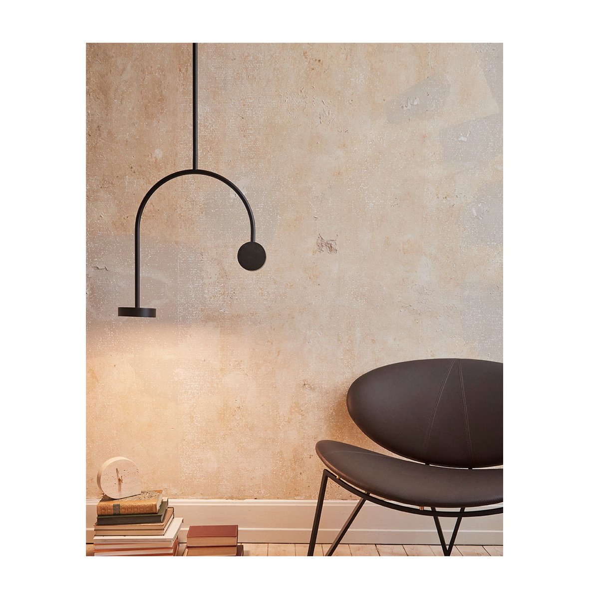 Suspension en Marbre Grasil noir, AYTM