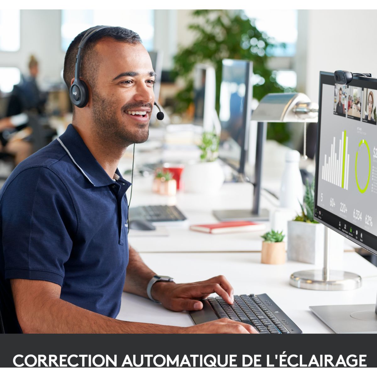 Webcam C270 Refresh couleur unique, LOGITECH