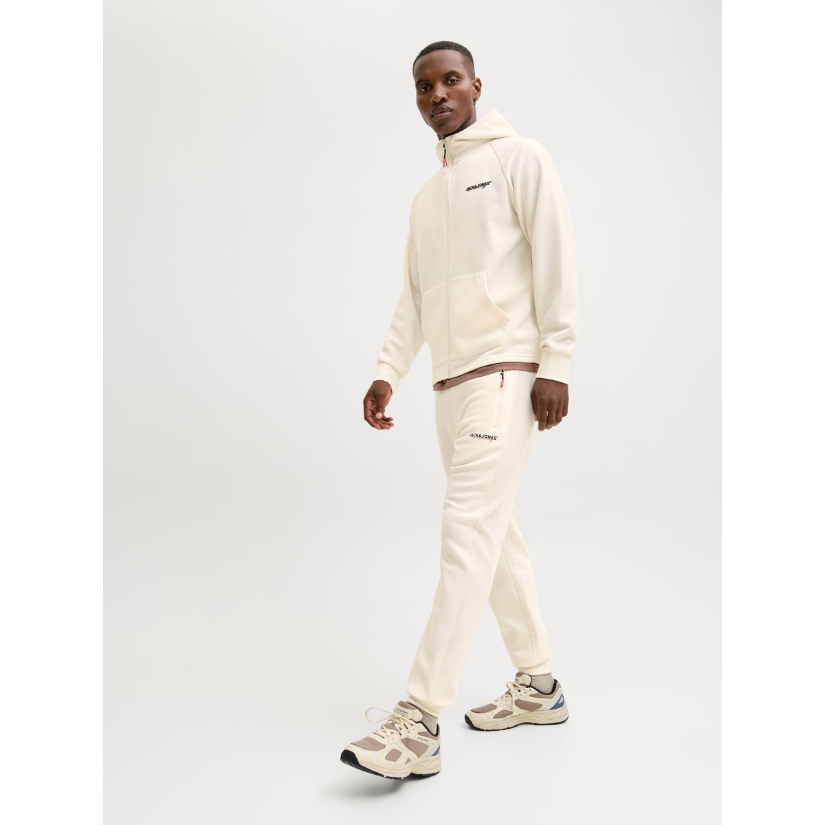 Pantalon De Survêtement blanche - antique white, JACK & JONES
