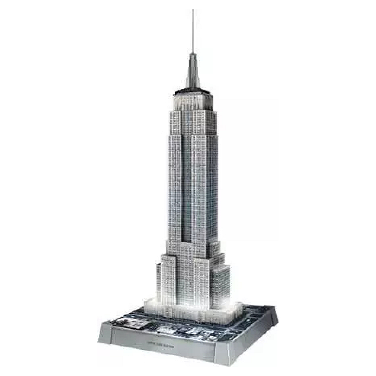 Puzzle 3D 216 pieces - Empire State Building illumine couleur unique, RAVENSBURGER