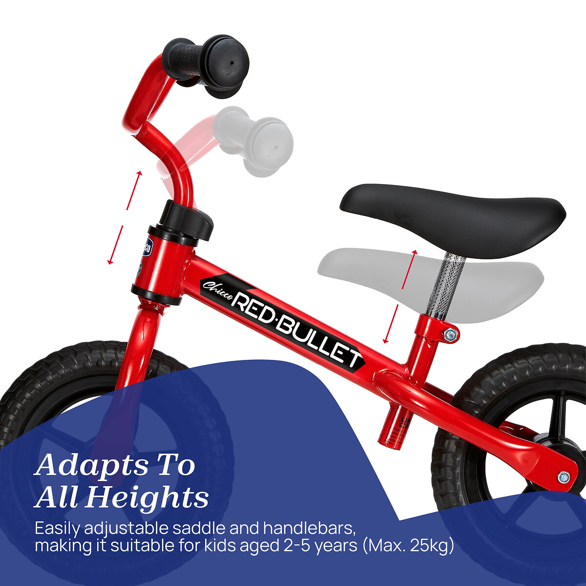 Bullet Balance Bike red, CHICCO