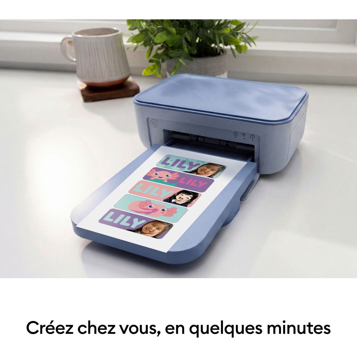 Accessoire Stickers LT 18 rect +18ronds+ 2 encres couleur unique, CRICUT