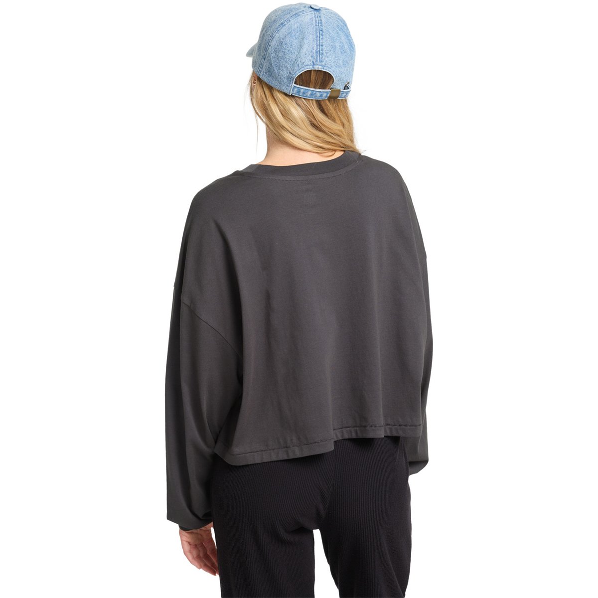 T shirt manches longues TRIP AROUND noir off black, BILLABONG