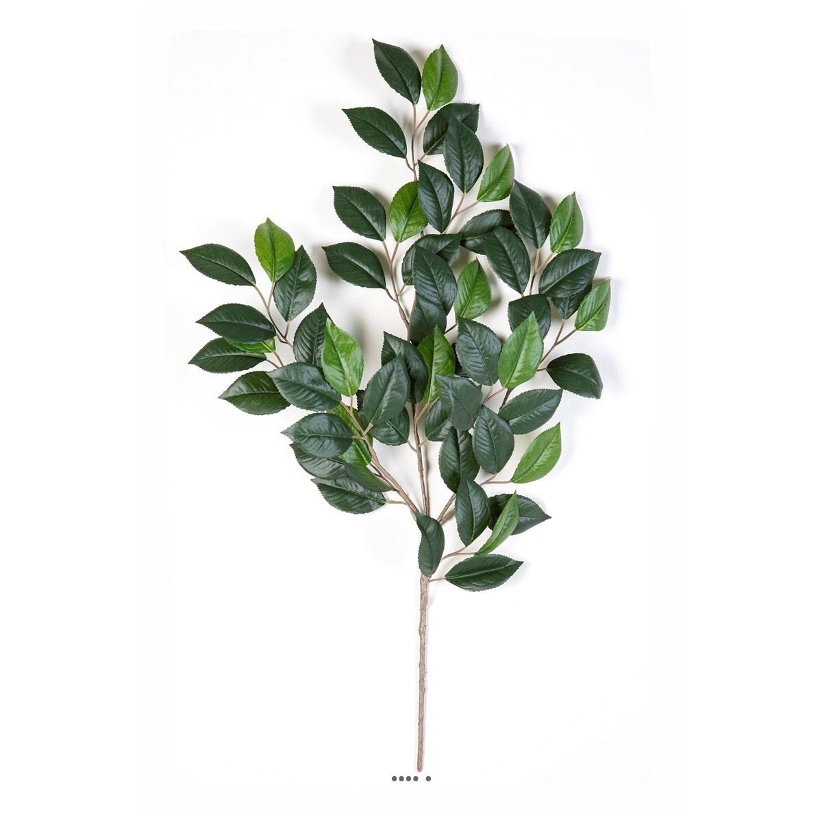 Branche de camelia artificiel h 55cm 3 ramure v002239, ARTIFICIELLES