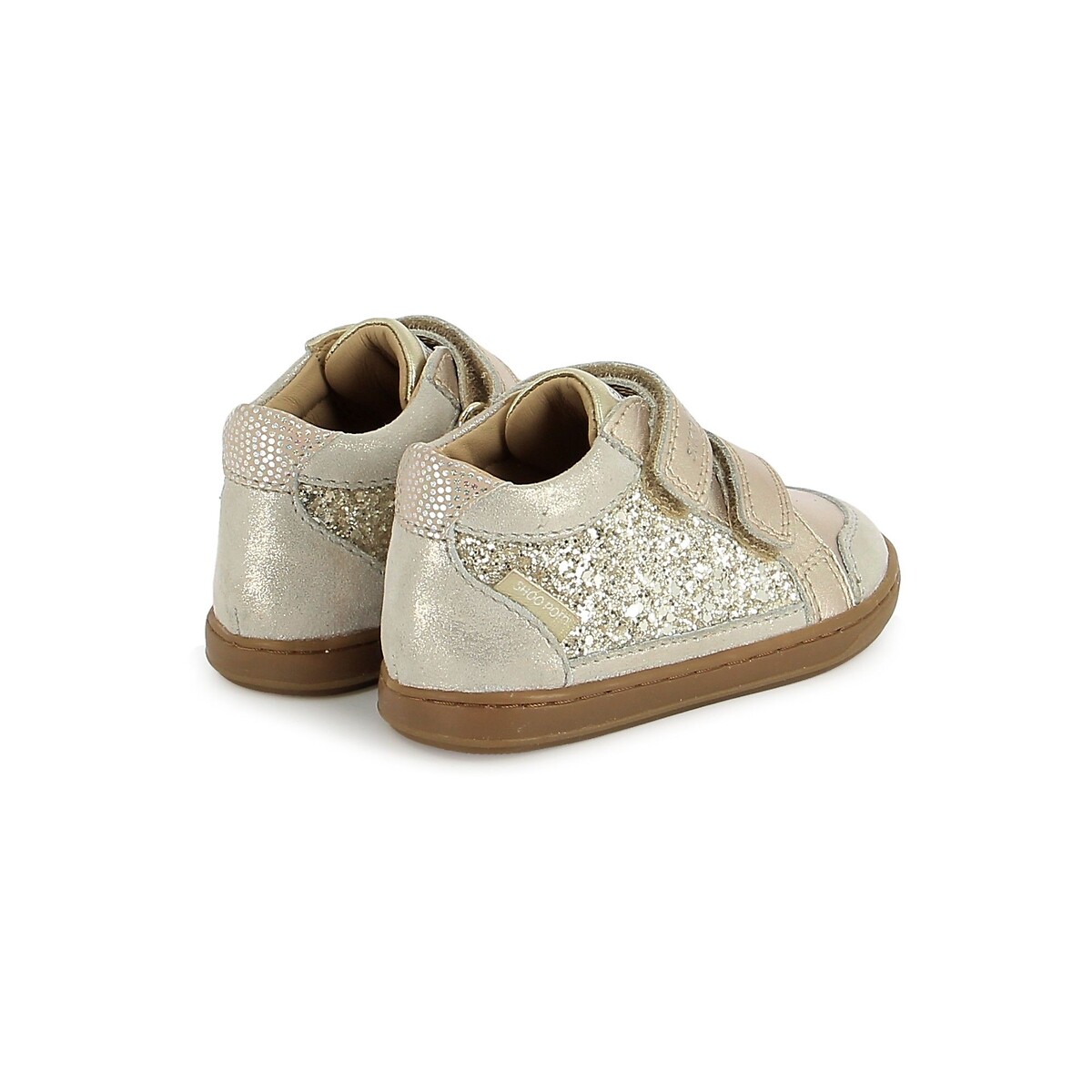 Baskets à scratchs, BOUBA EASY CO doré, SHOO POM