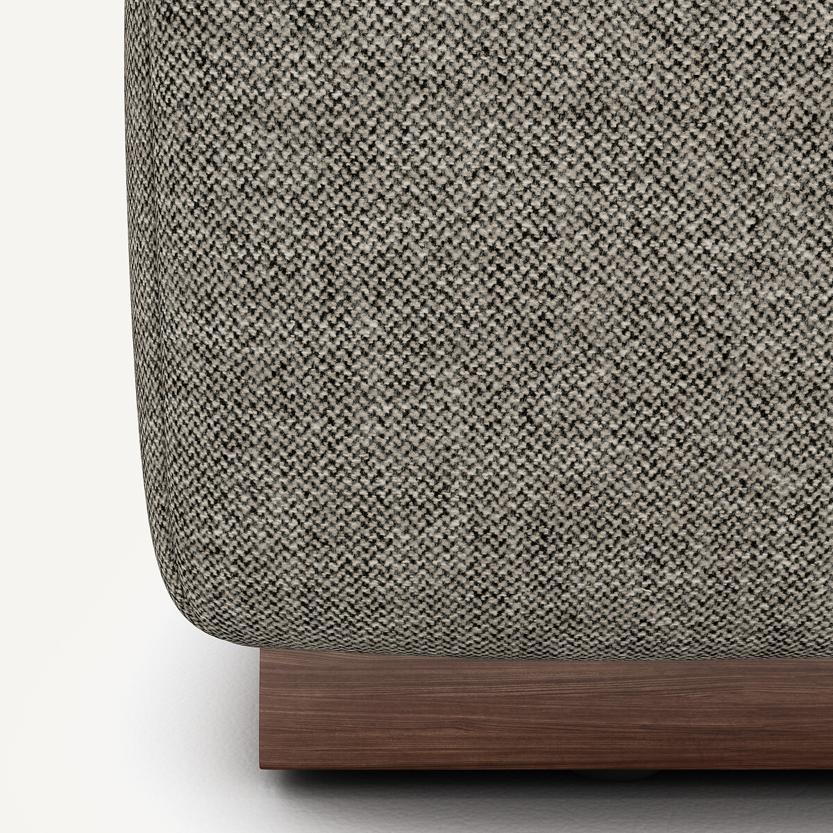Sofá esquinero recto de tweed, JACOPO capuchino, AM.PM