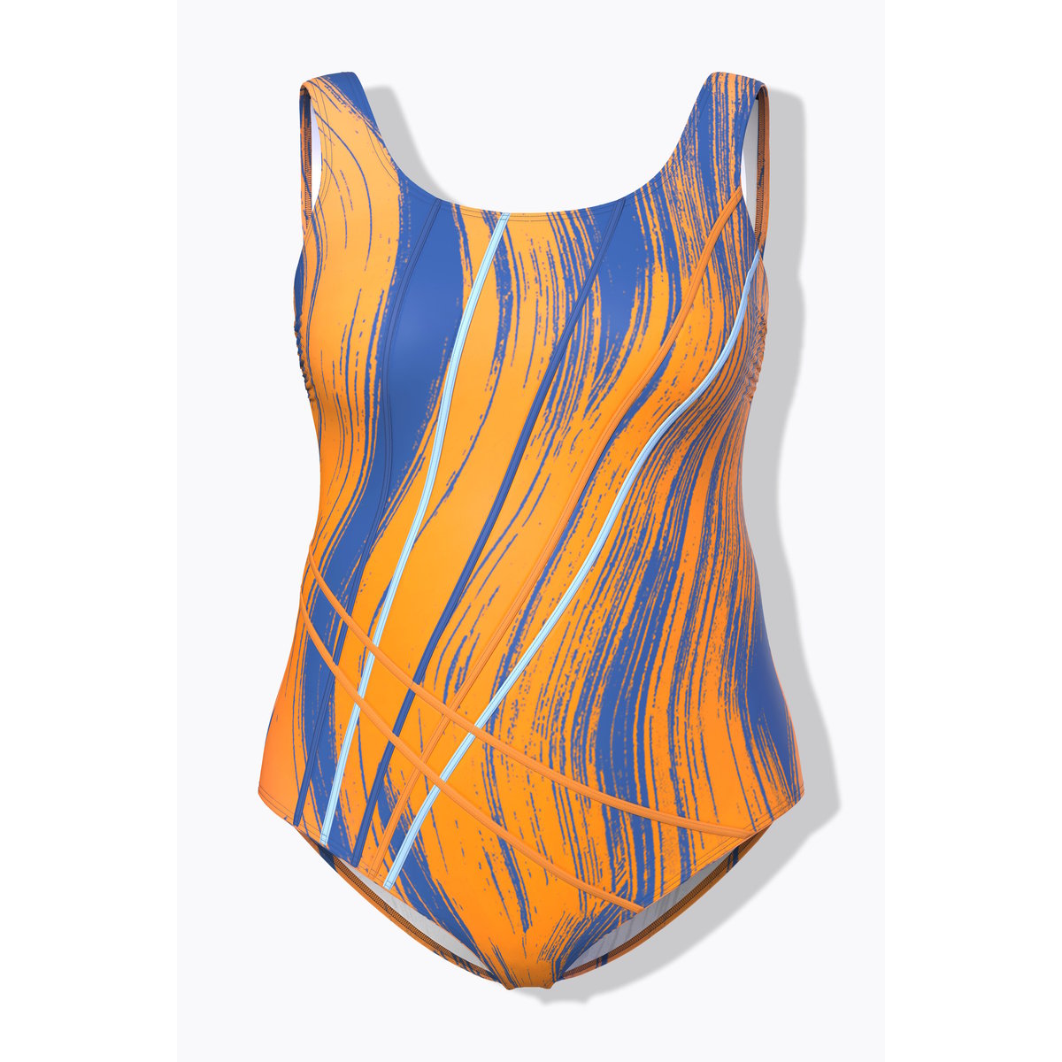 Maillot de bain une pièce. Sans orange foncé, ULLA POPKEN