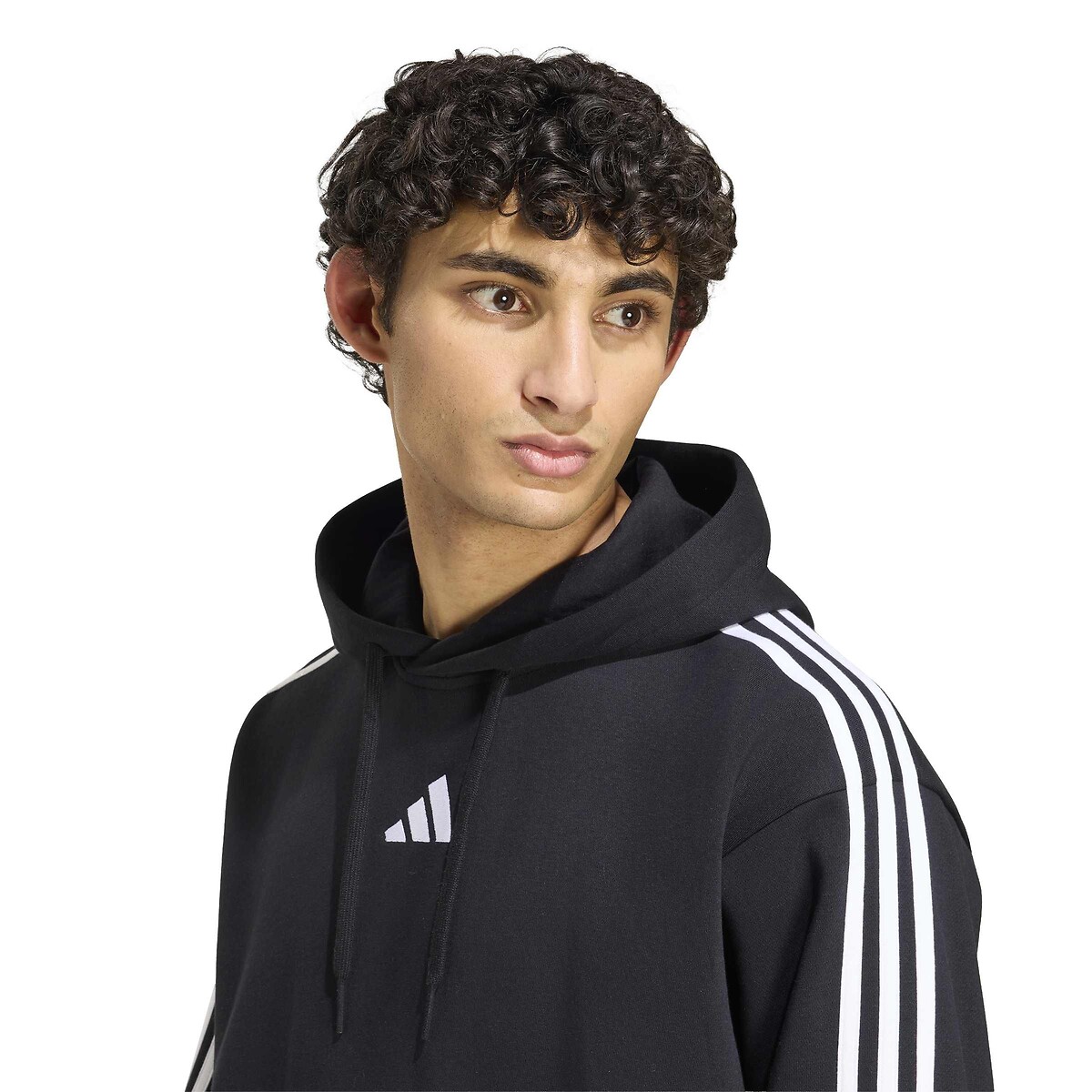 Sweat à capuche, ESSENTIALS noir, ADIDAS SPORTSWEAR