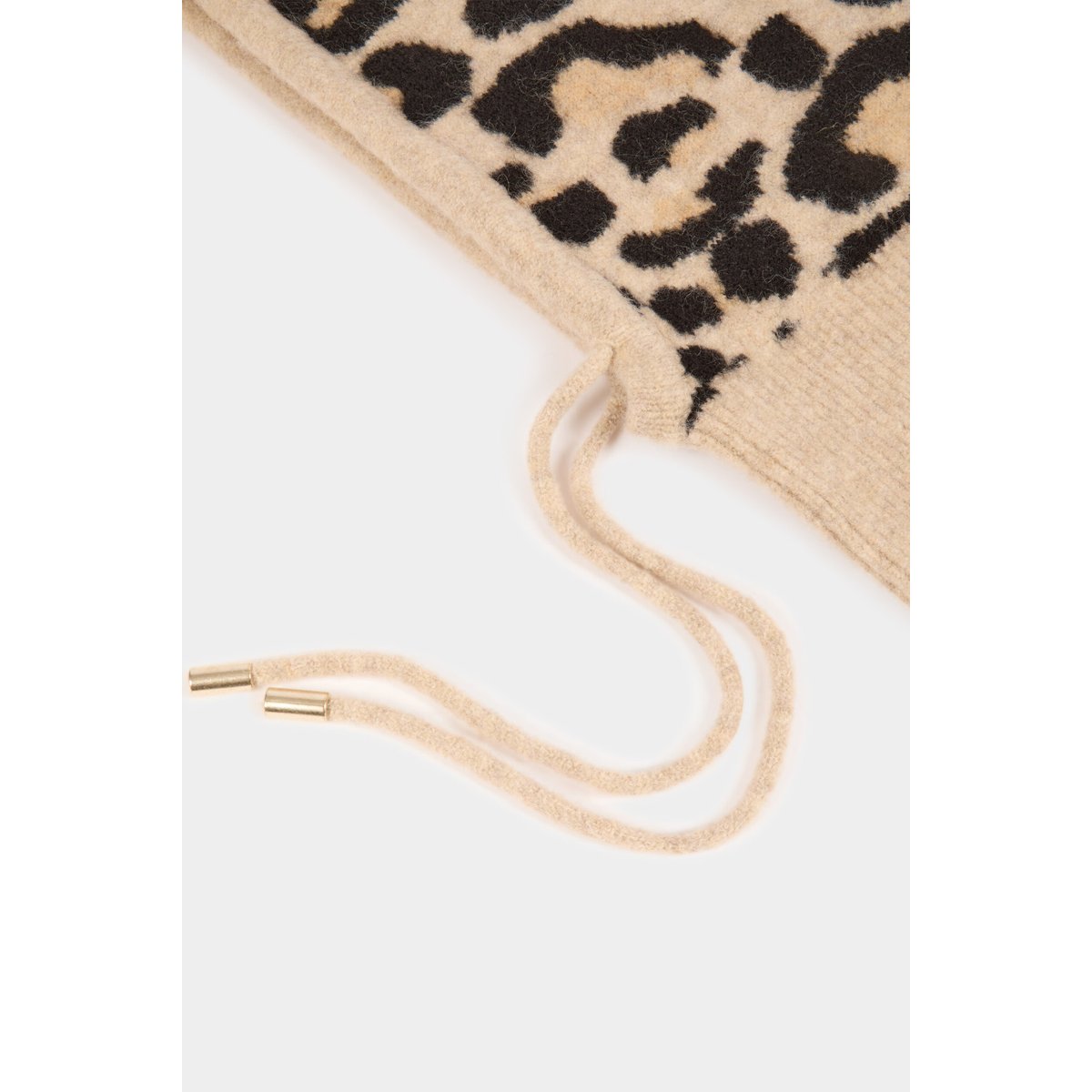 Cagoule imprimé léopard beige, MORGAN