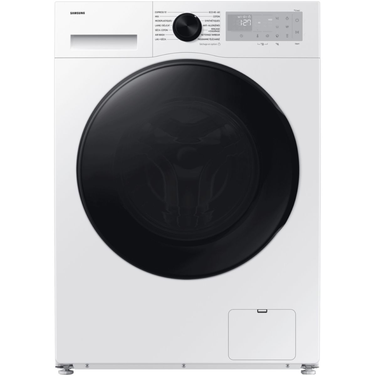 Lave linge séchant hublot WD11DG5B15BH blanc, SAMSUNG