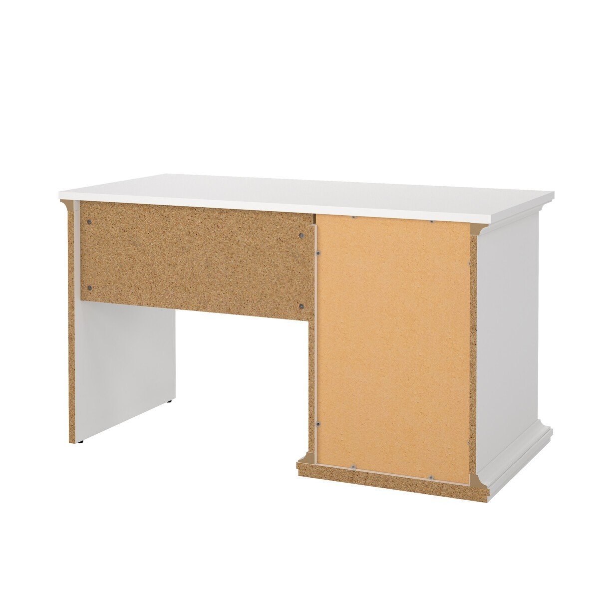 Bureau 3 tiroirs blanc - SOFIA blanc, CALICOSY