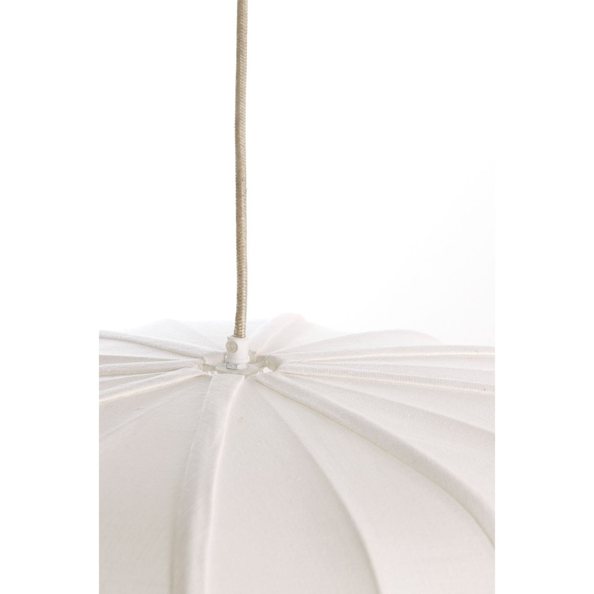 Lampe Suspendue Textiles ZUBEDO crème, LIGHT & LIVING