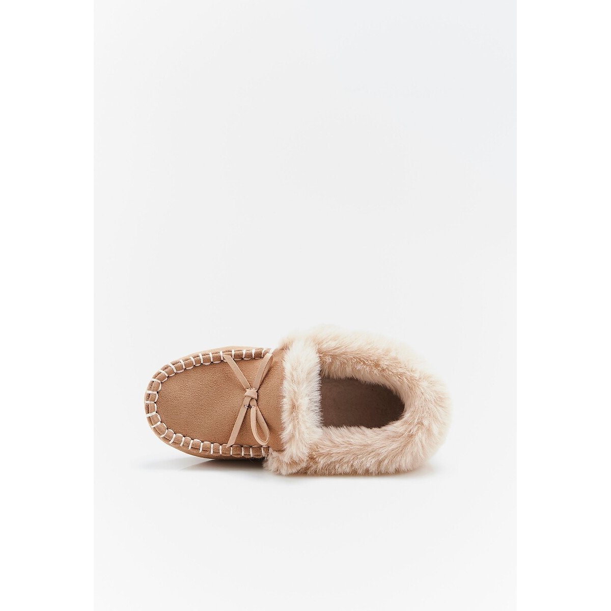 Thermolactyl Faux Fur-Lined Slippers beige, DAMART