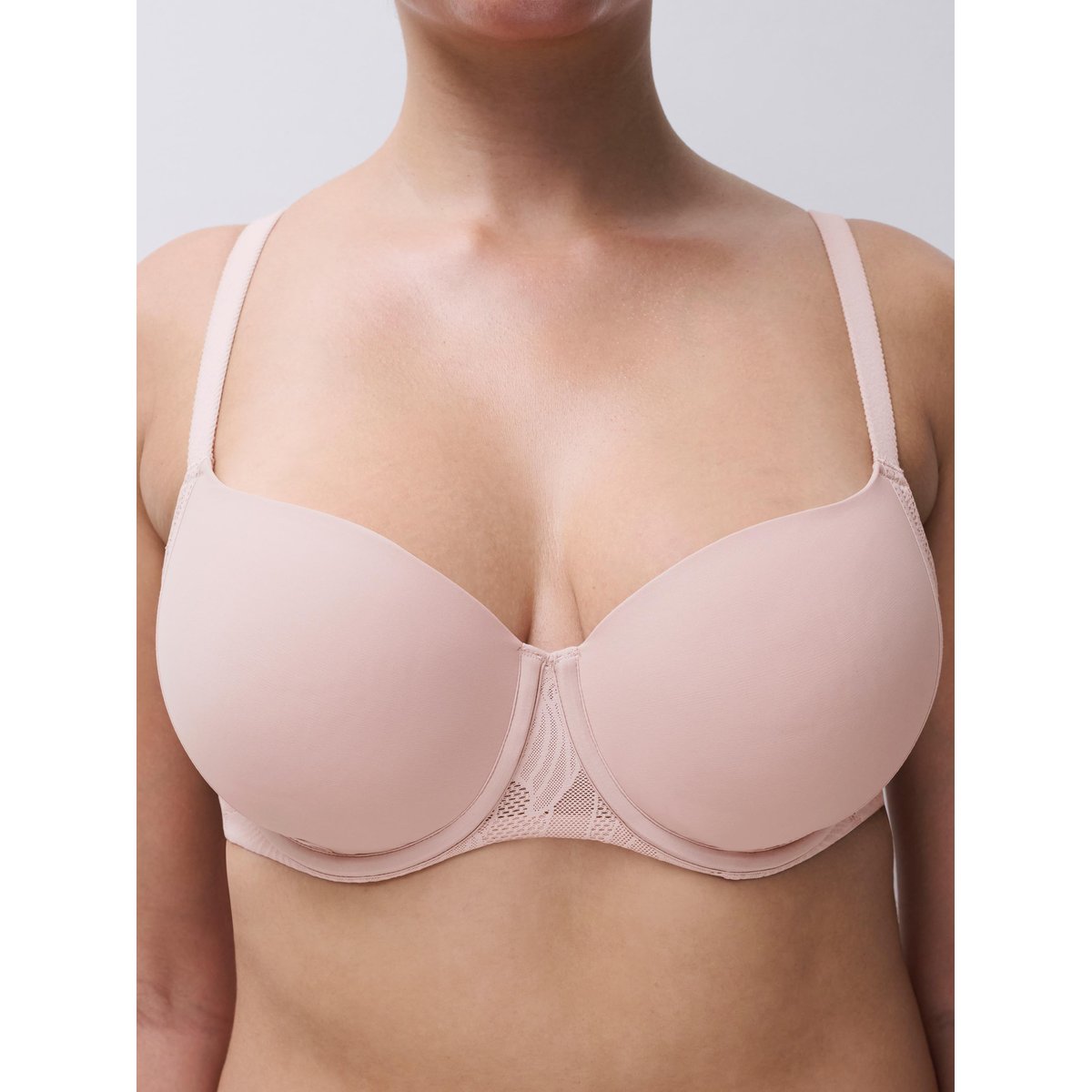 Soutien-gorge coques emboîtant OSMOSE vieux rose, CHANTELLE