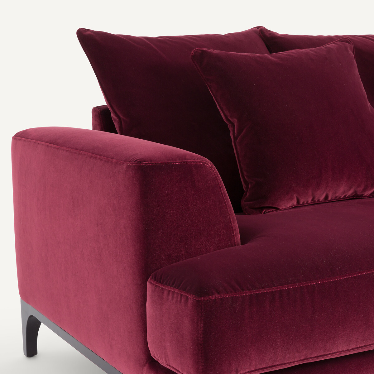 3- oder 4-Sitzer-Sofa, Samt, ARMENTO pflaume, AM.PM