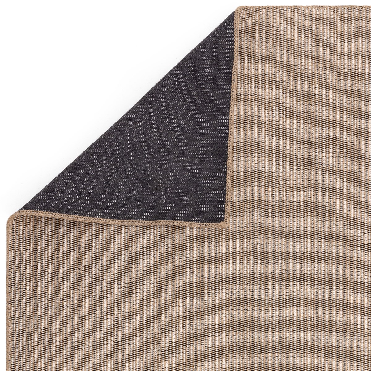 Tapis moderne en jute et coton TISSY beige, NOVATREND
