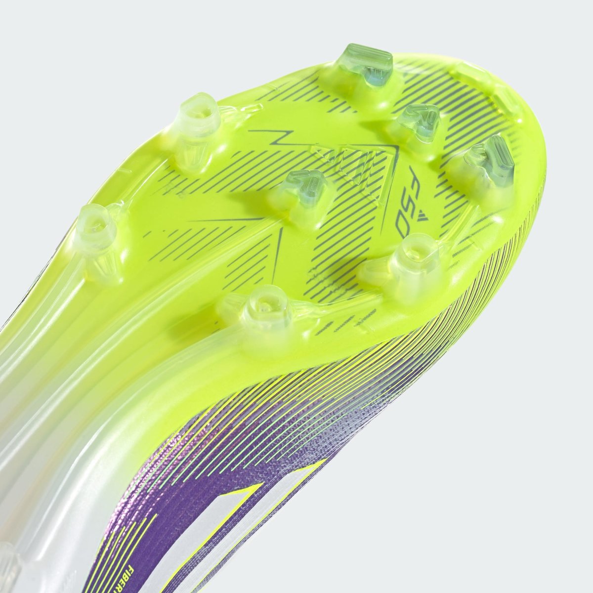 Chaussure F50 Pro Terrain Souple Chaussure F50 Pro Terrain Souple purple rush / cloud white / lucid lemon, adidas Performance