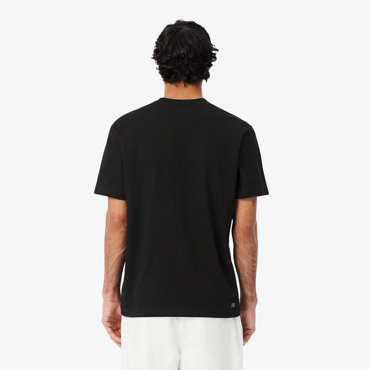 T-shirt Sport coton Ultra Dry noir-031, LACOSTE