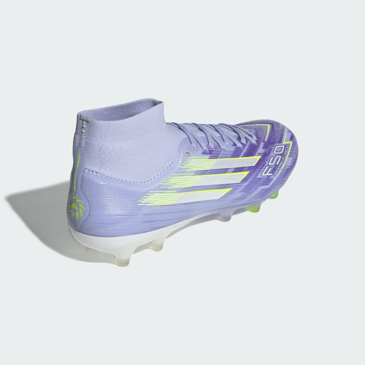 Chaussures F50 Sparkfusion Pro Terrain Souple/Synthétique violet tone / lucid lemon / purple rush, adidas Performance