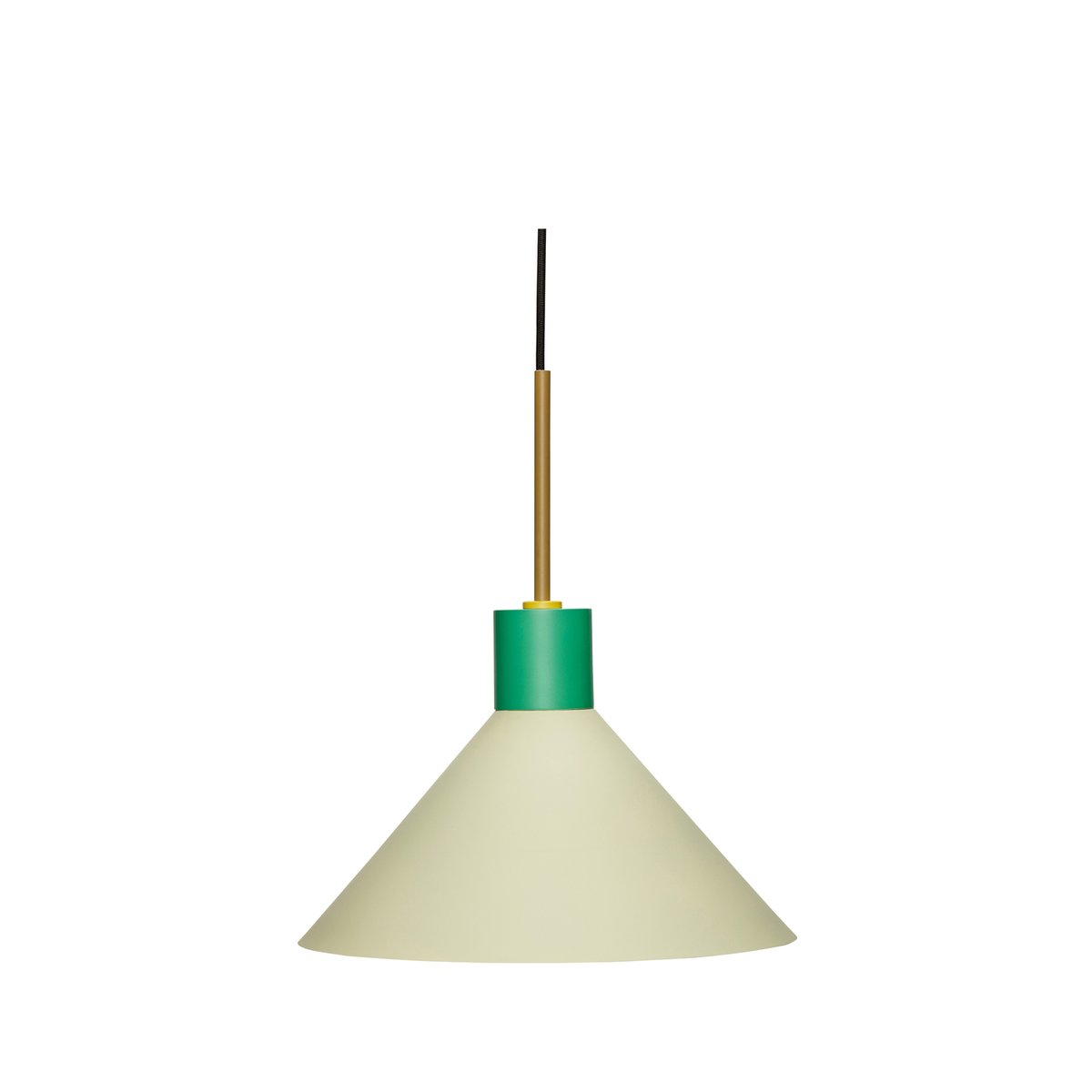 Suspension Design Métal Amber vert, HUBSCH