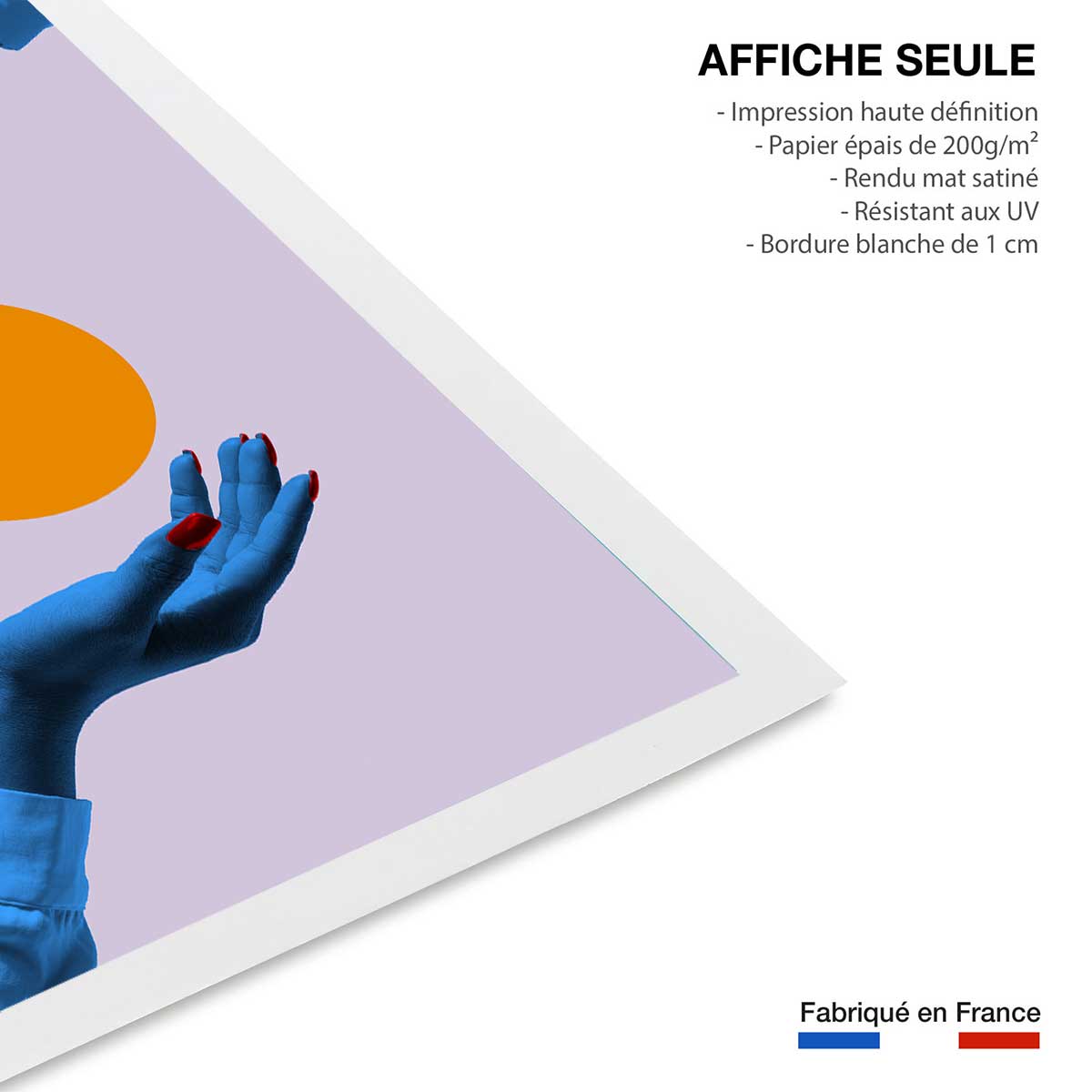 Affiche vintage Magie et levitation affiche seule, HEXOA