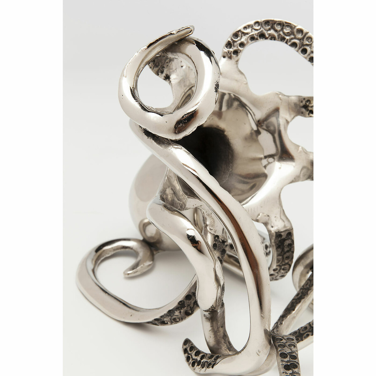 Flaschenhalter Octopus silberfarben, KARE DESIGN
