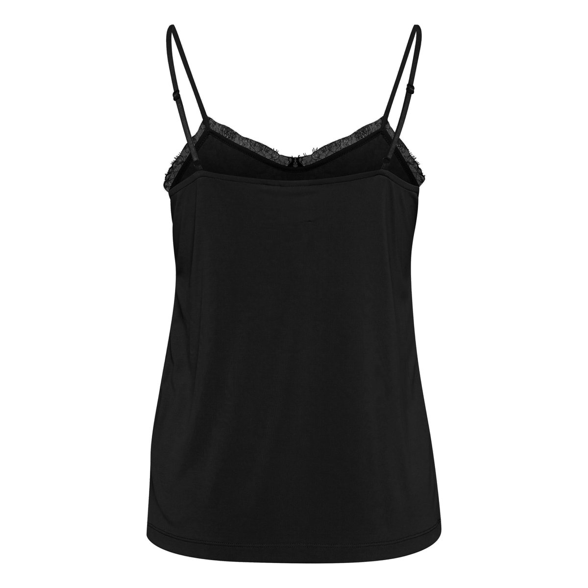 Sleeveless top noir, ICHI