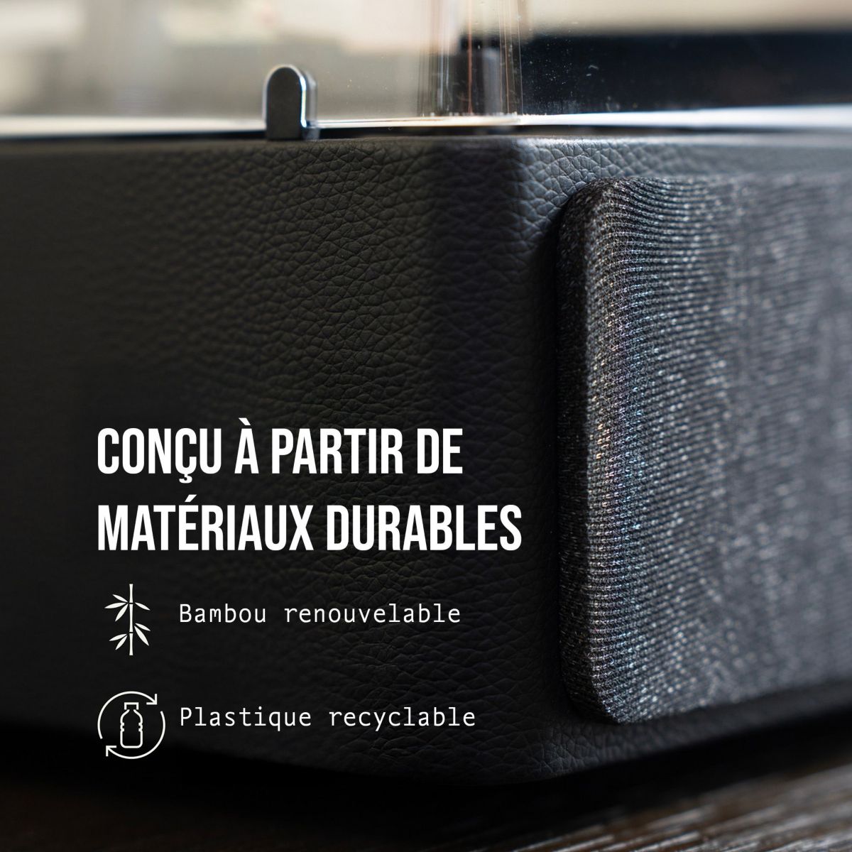 Platine vinyle Platine Rise-up turntable bambou clair, MARLEY