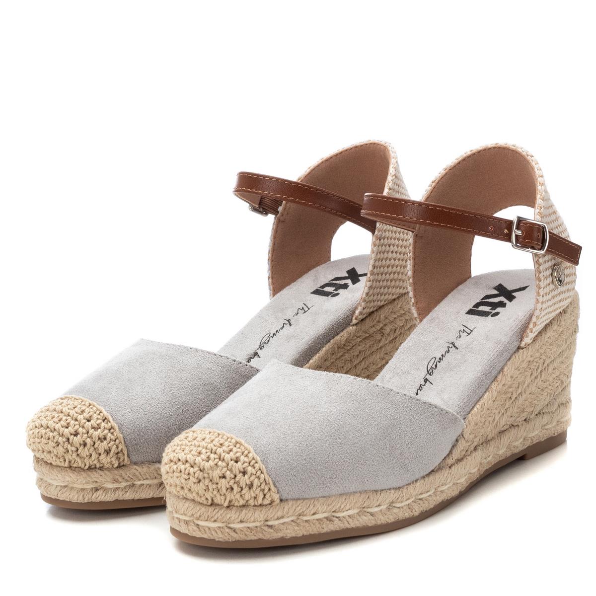 Chaussure Espadrilles Coin Décontractée Boucle argenté, XTI