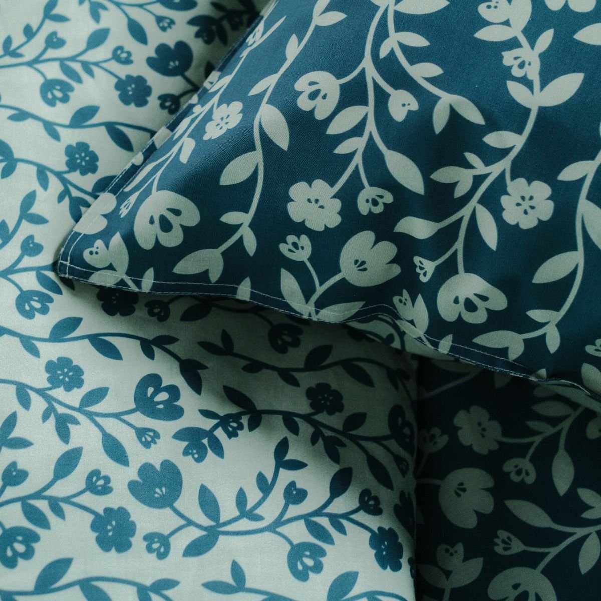 Parure de lit SUNSHINE PAULINE bleu, TODAY