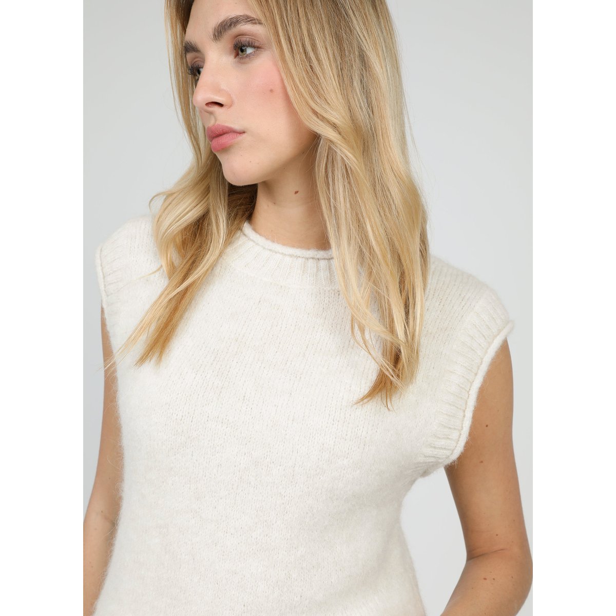 Pull LEBONI ecru, AN'GE