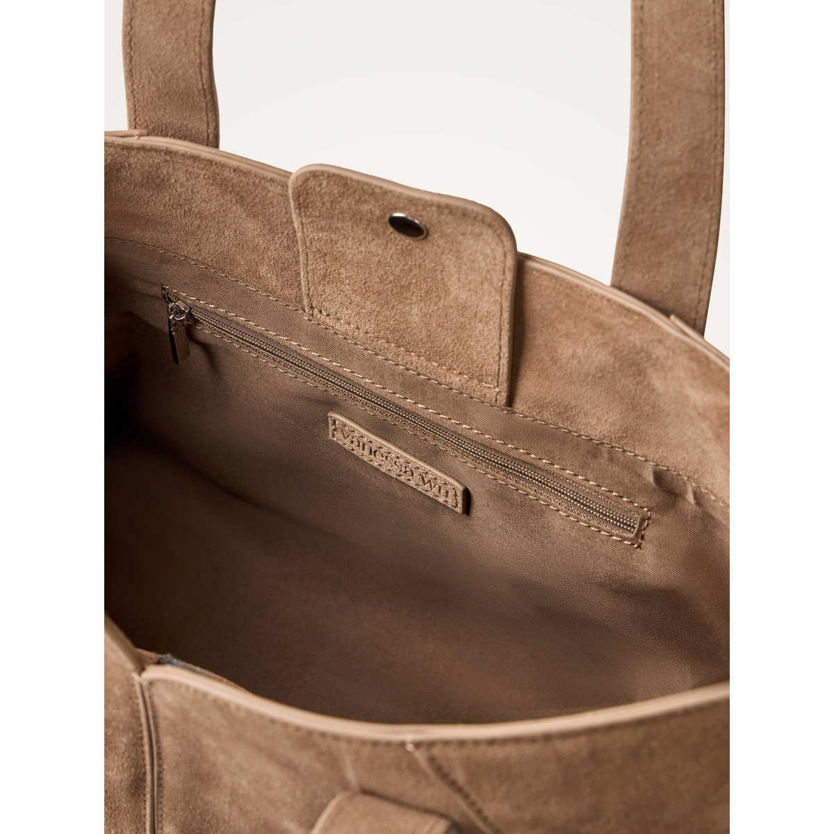Sac avec anses et bandoulière ALTAÏ taupe, VANESSA WU