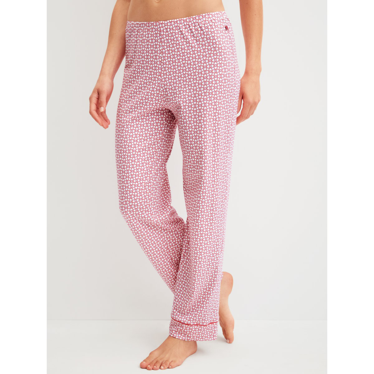 Bas de pyjama Coton FAVOURITES LOVE daret red, CALIDA