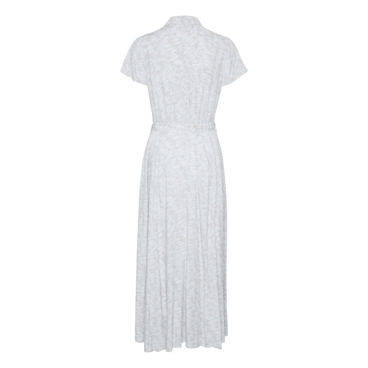Robe bleu silver blue stroke print, SOAKED IN LUXURY