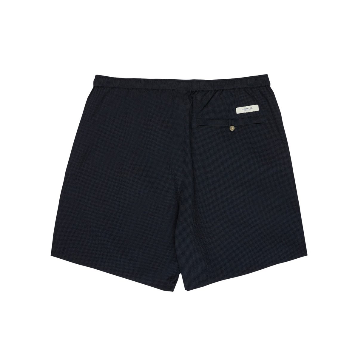 Short taille élastique COOLMAX SEER bleu blue seersucker stripes, ELEMENT