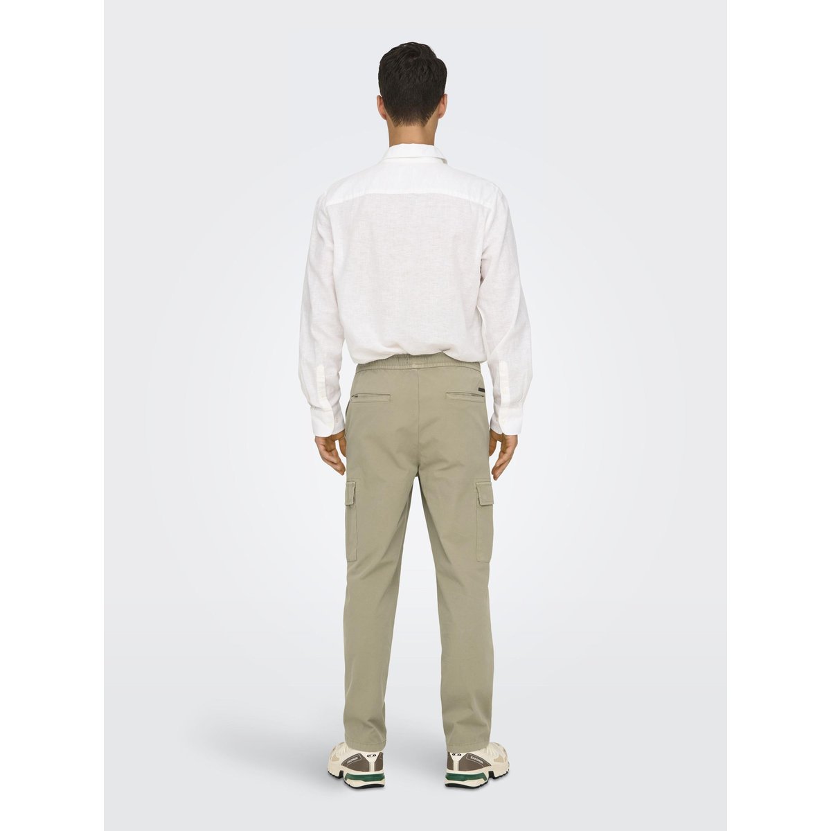 Pantalon Cargo grise - coriander, ONLY & SONS