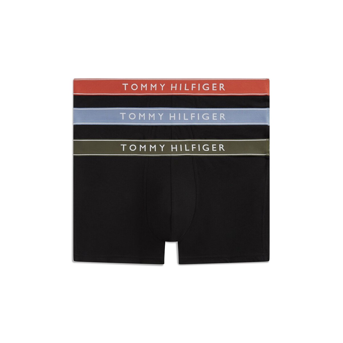 Lot de 3 boxers Everyday Essentials noir + ceint. multicolore, TOMMY HILFIGER