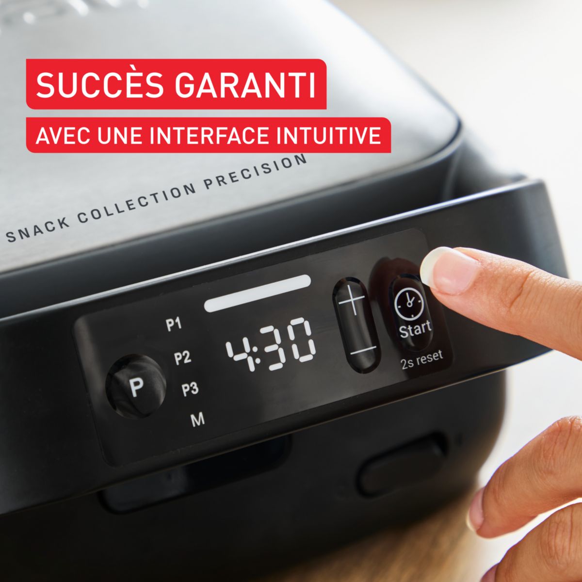 Gaufrier, croque monsieur SW873BF0 snack collection couleur unique, TEFAL