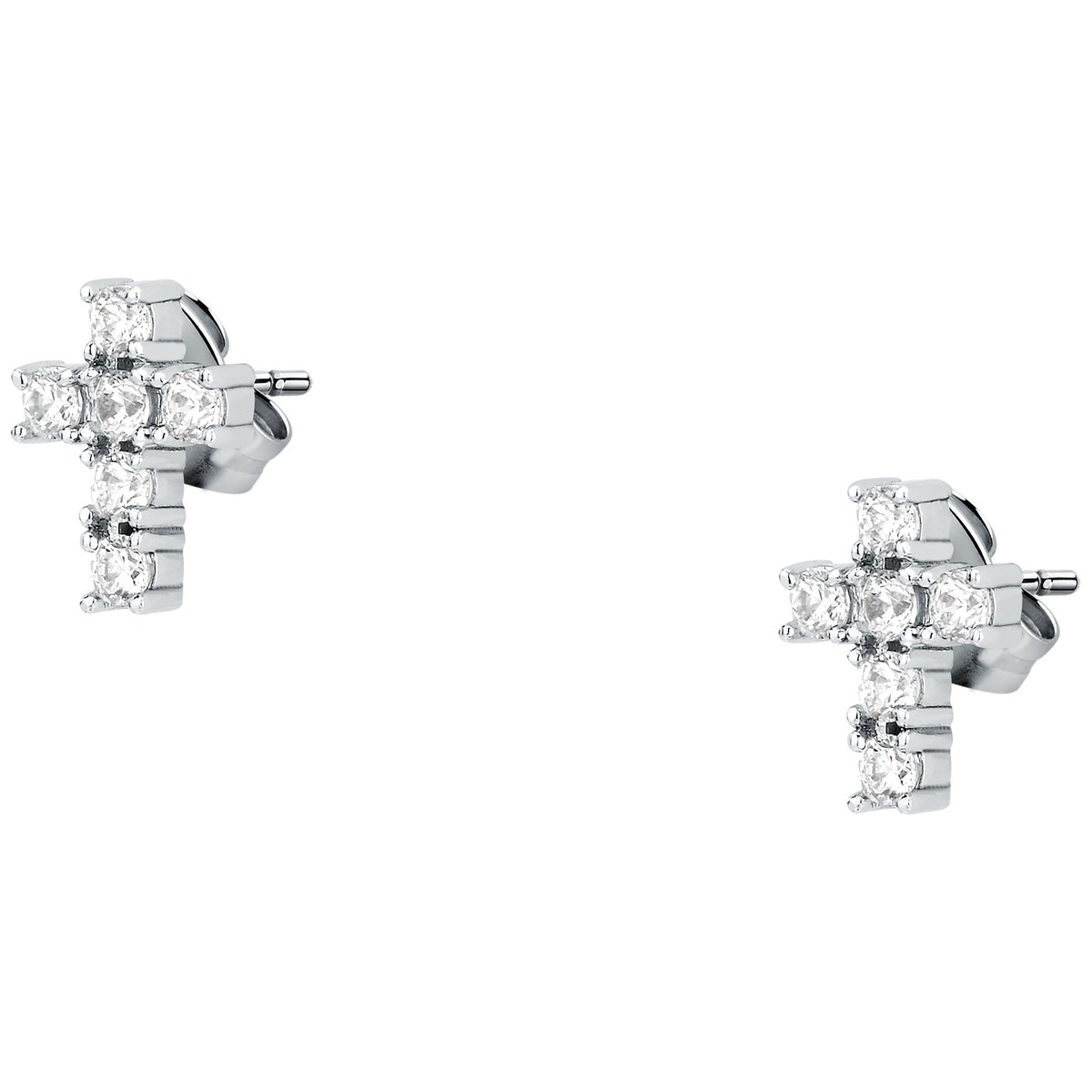 Boucles d'oreille CRISTALLI acier inoxydable, BLUESPIRIT