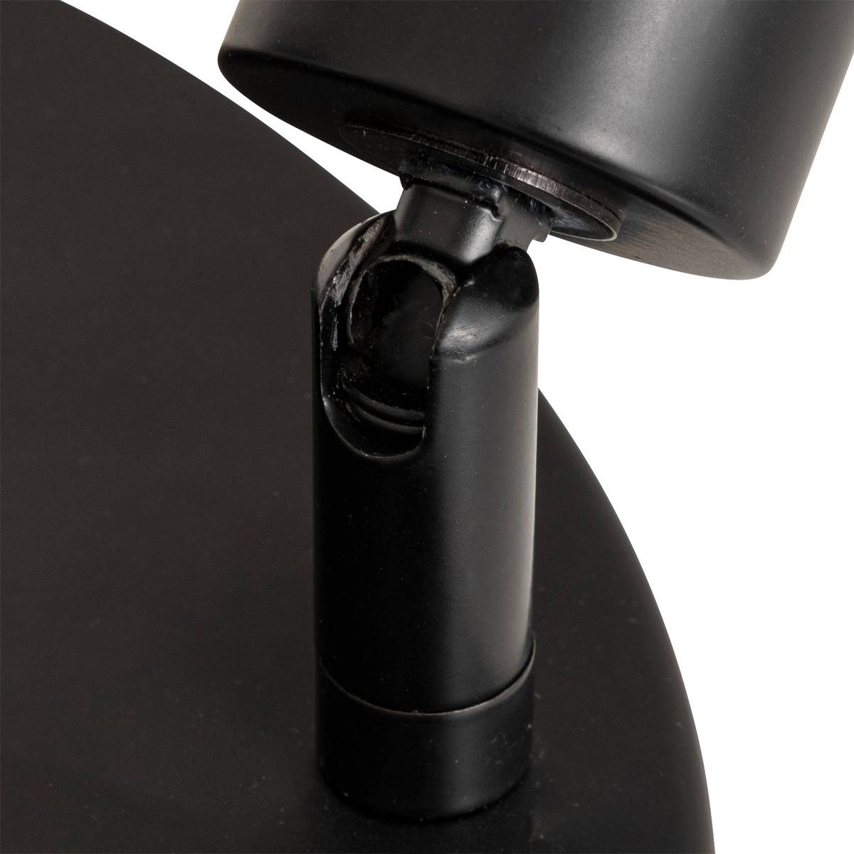 Plafonnier métal 3 spots orientables ADELIA noir, ATMOSPHERA