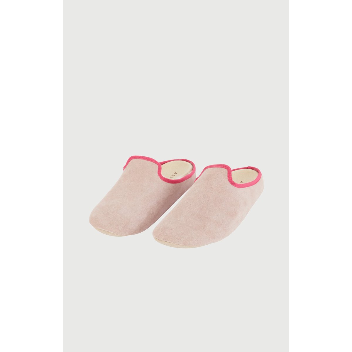 Chaussons couleur unie Velvette nude, ARTHUR