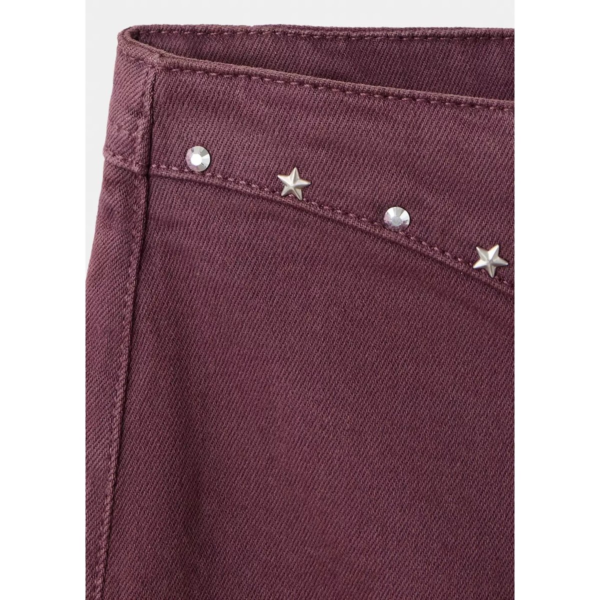Jean flare clouté prune, MANGO KIDS