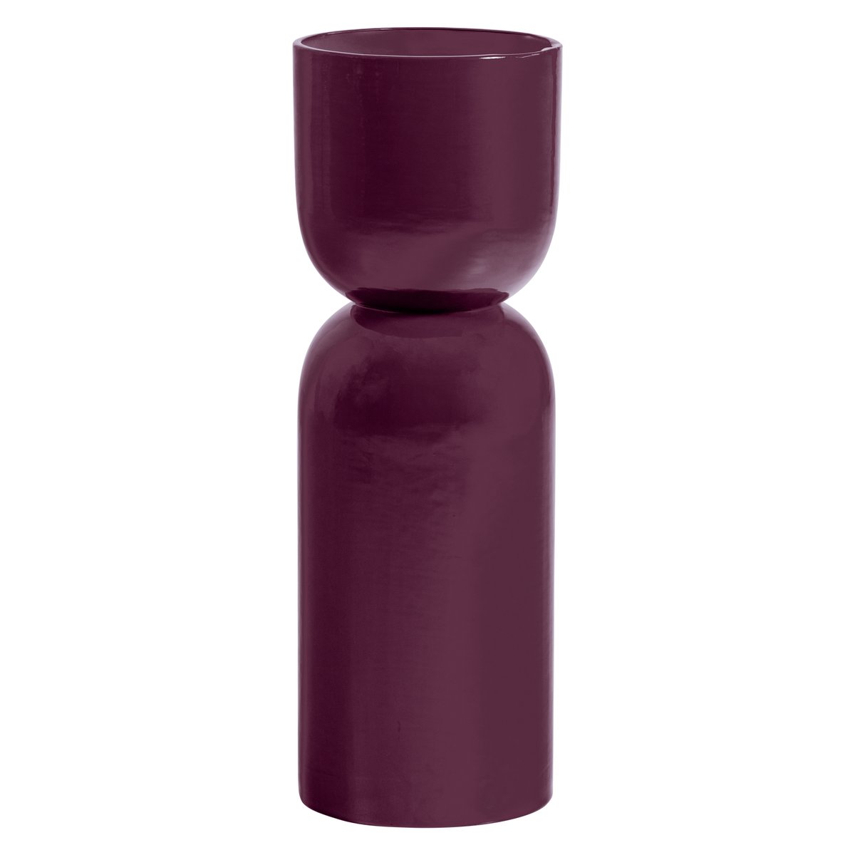 Support pour plantes haut en métal TOVAL violet foncé, WOOOD